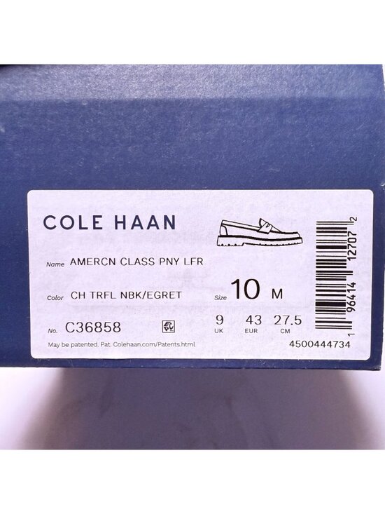 Cole Haan Men\'s Chunky Penny Loafers Brown Size 10 NEW